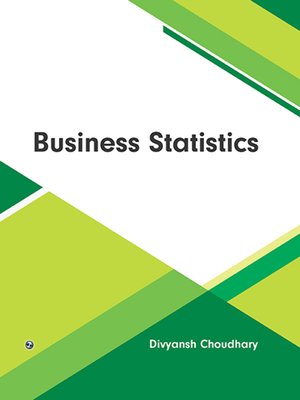 cover image of BUSINESS STATISTICS